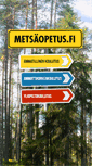 Mobile Screenshot of metsaopetus.fi